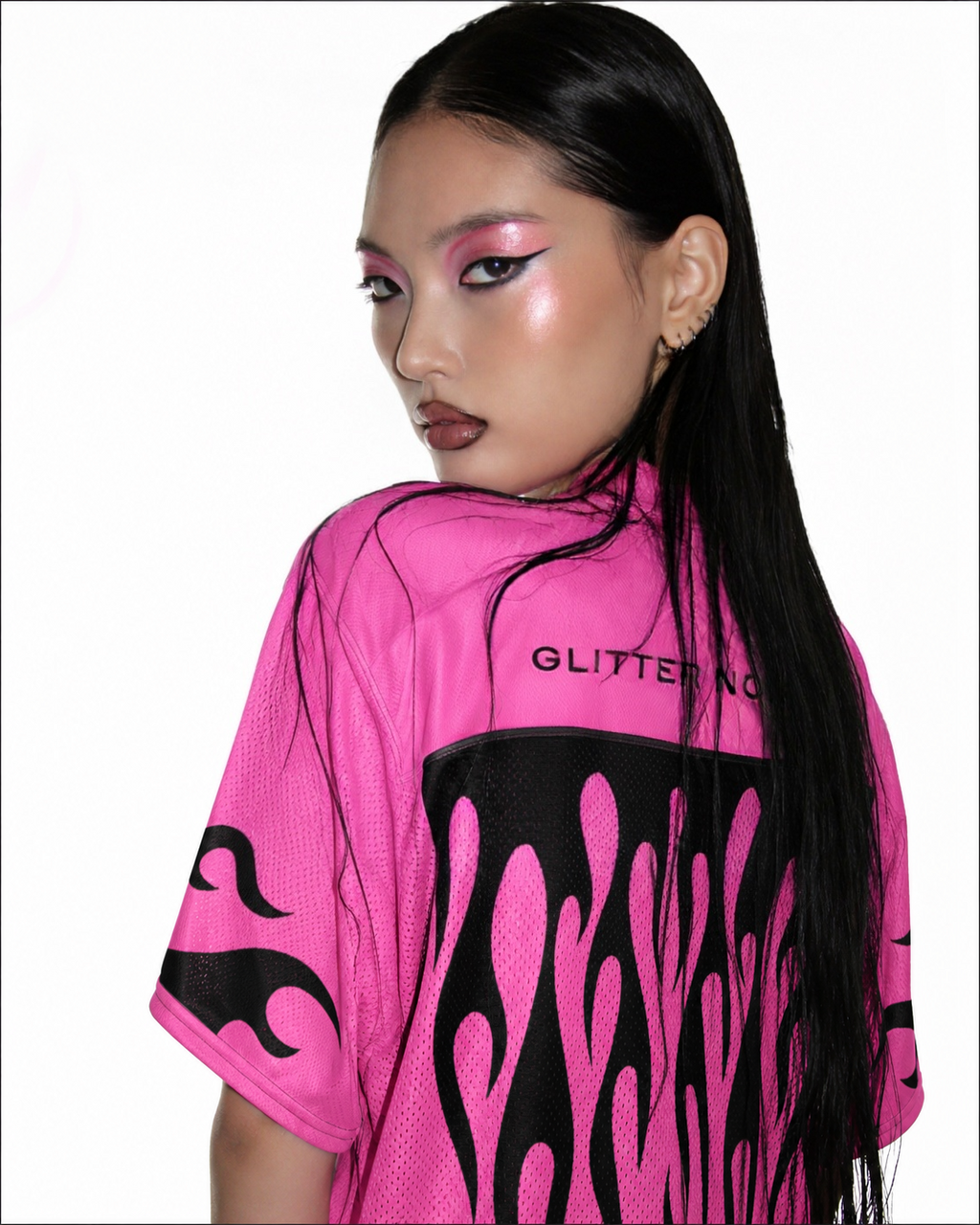 Inferno Jersey - Glitter Noir