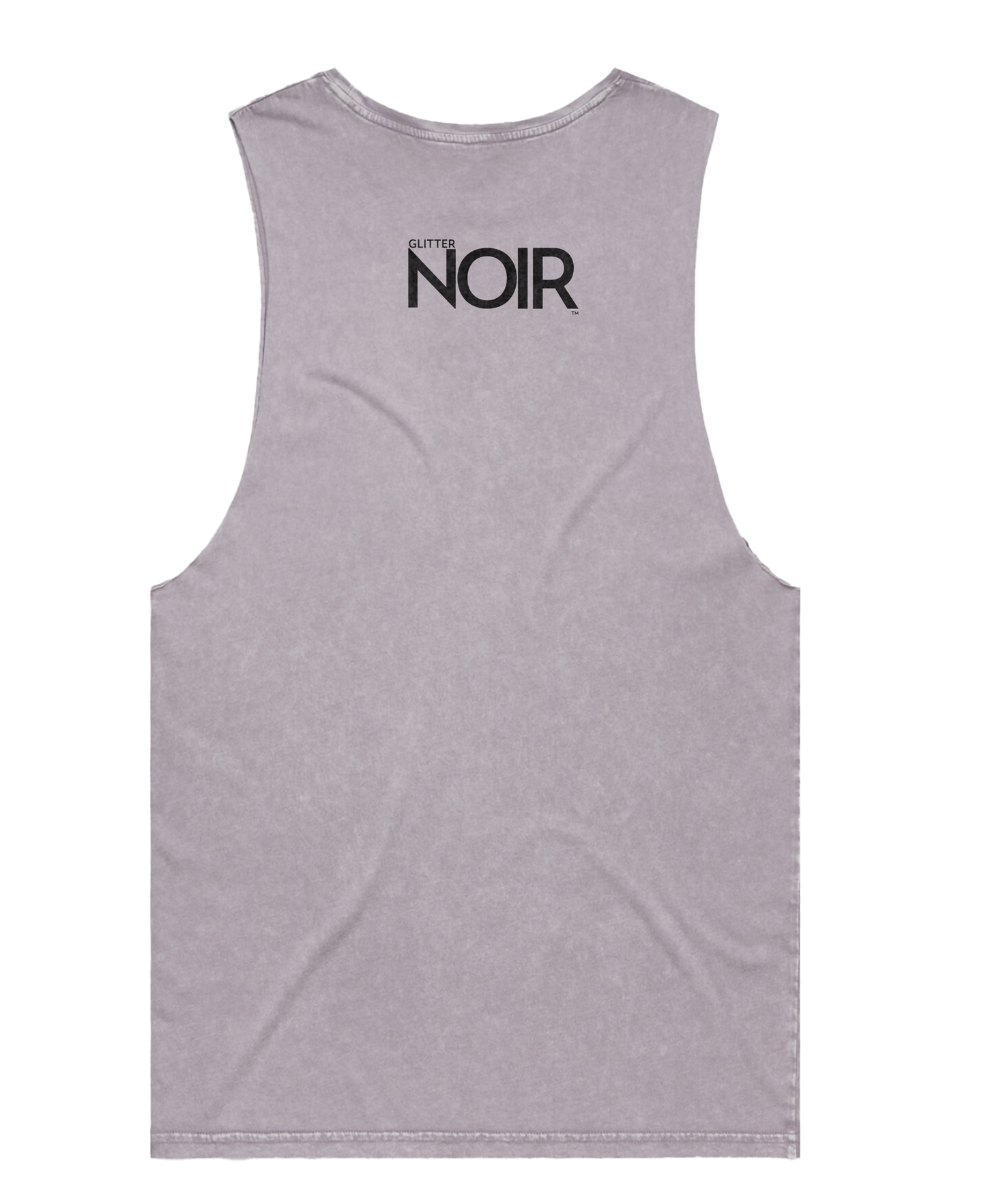Stonewash Tank - Glitter Noir