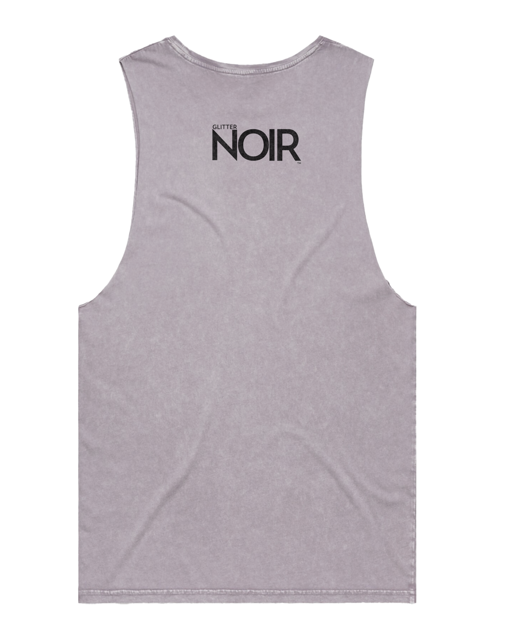 Stonewash Tank - Glitter Noir
