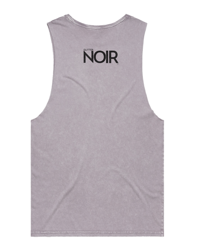 Stonewash Tank - Glitter Noir