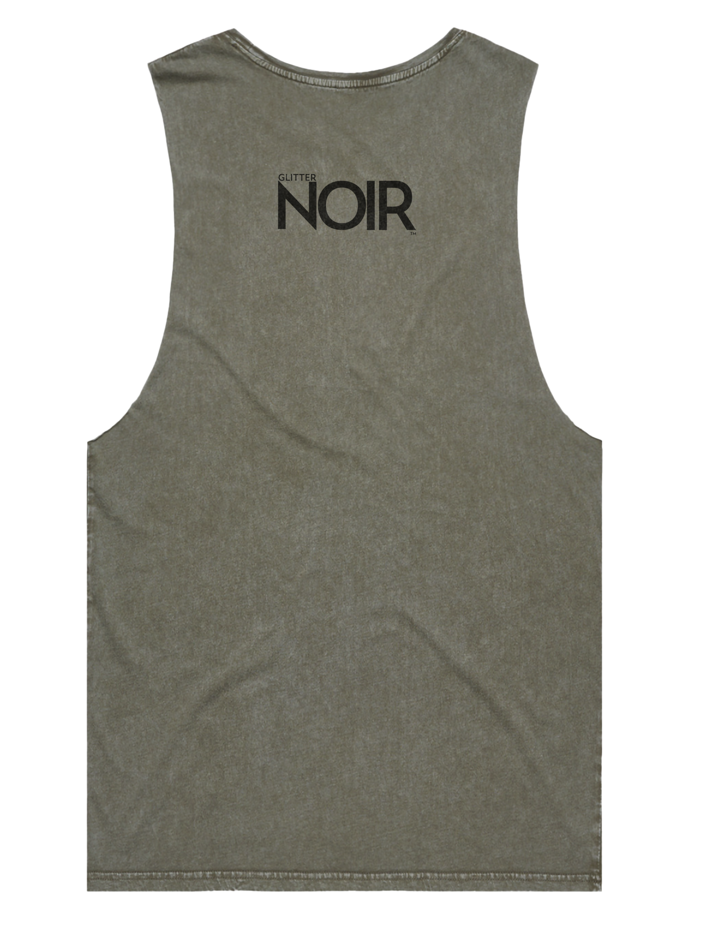 Stonewash Tank - Glitter Noir