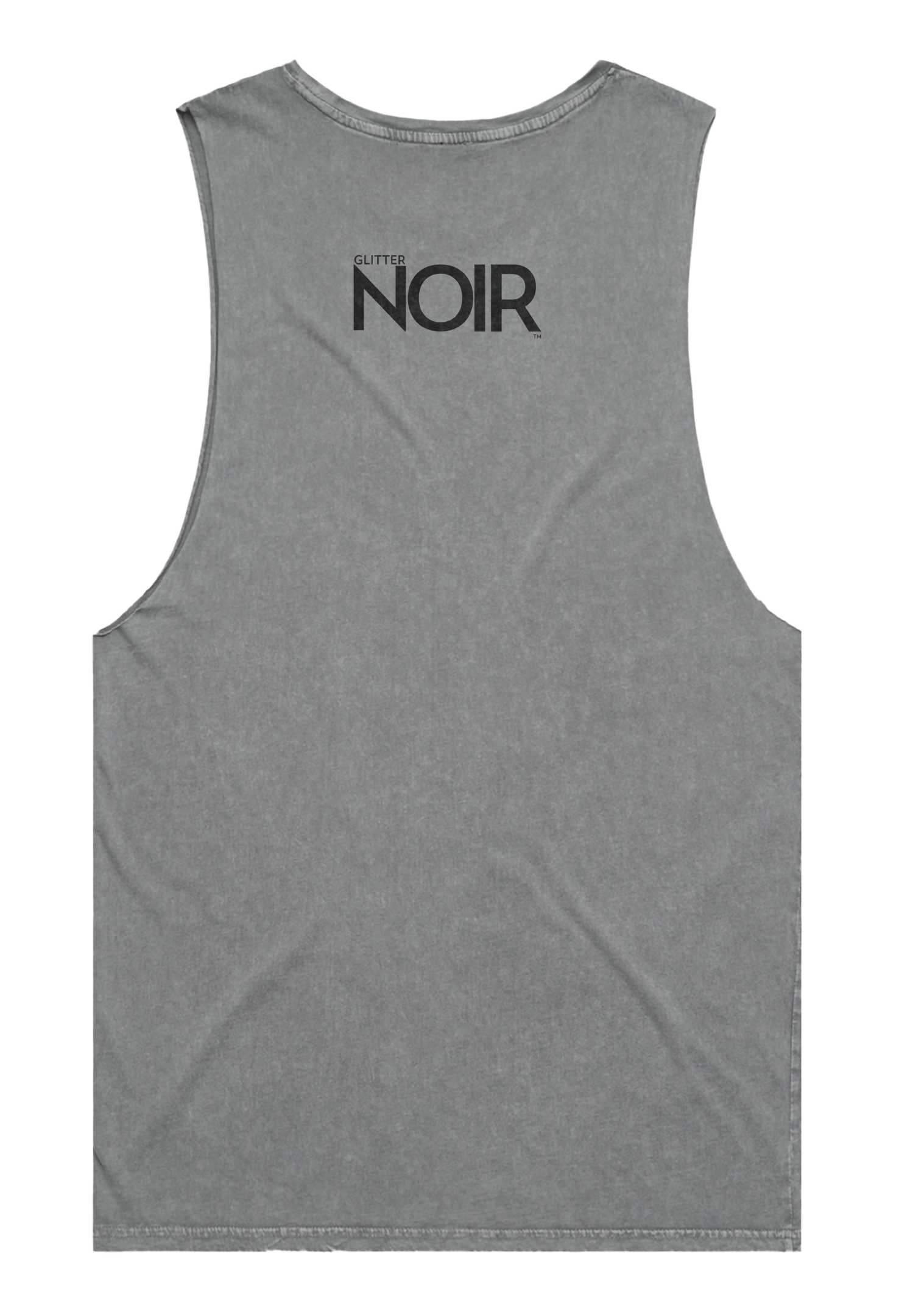 Stonewash Tank - Glitter Noir