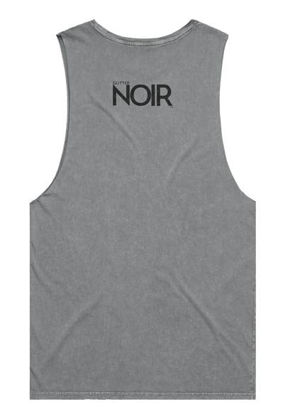 Stonewash Tank - Glitter Noir