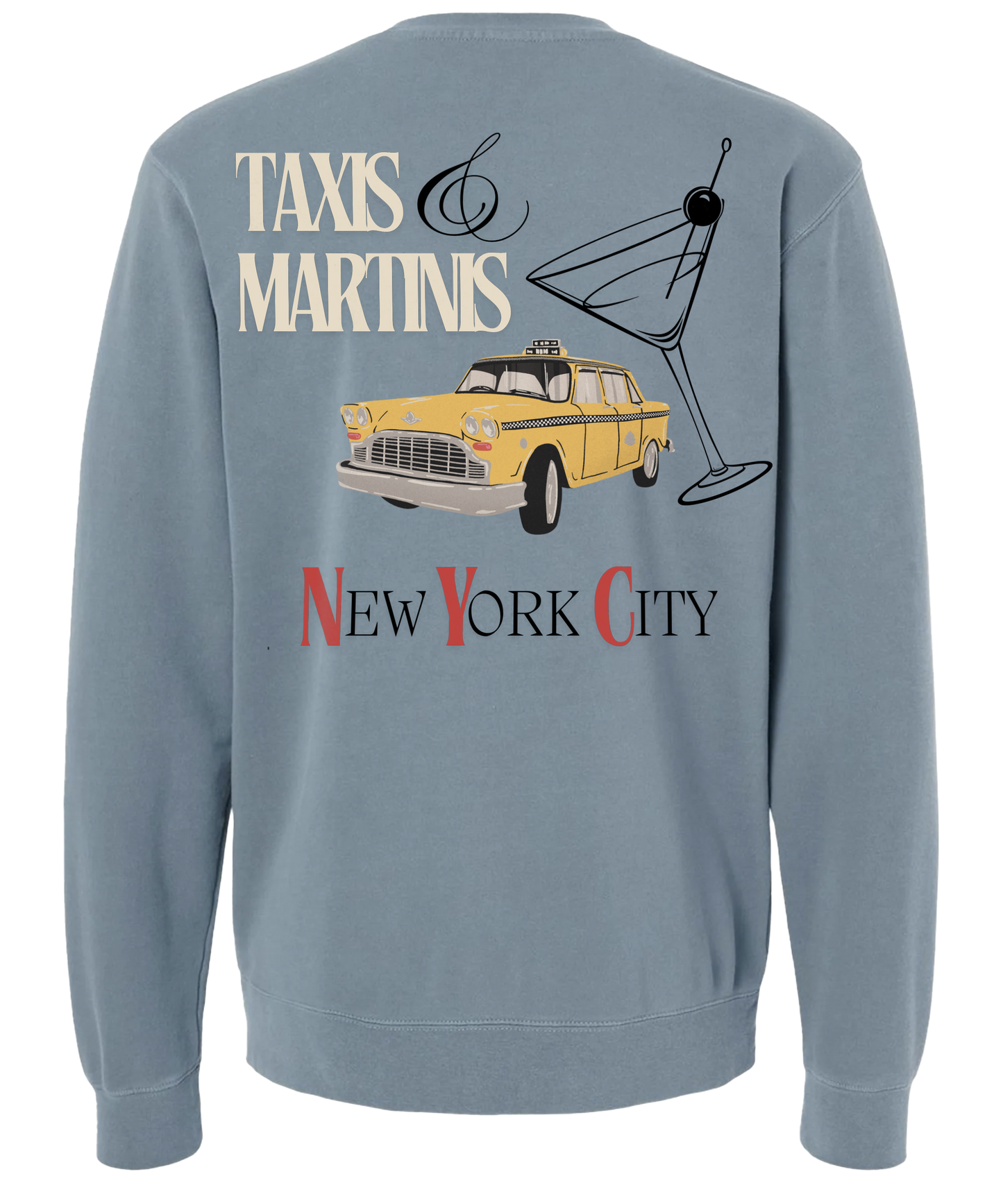 Taxis & Martinis sweater