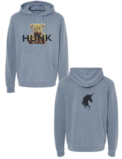 Teddy Hunk Hoodie - Glitter Noir