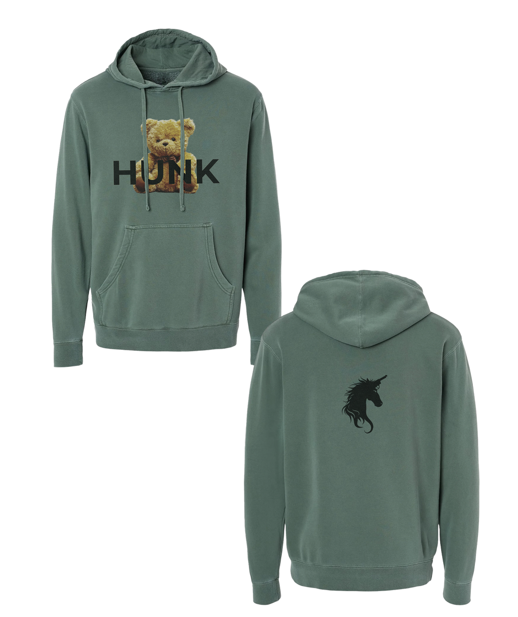 Teddy Hunk Hoodie - Glitter Noir