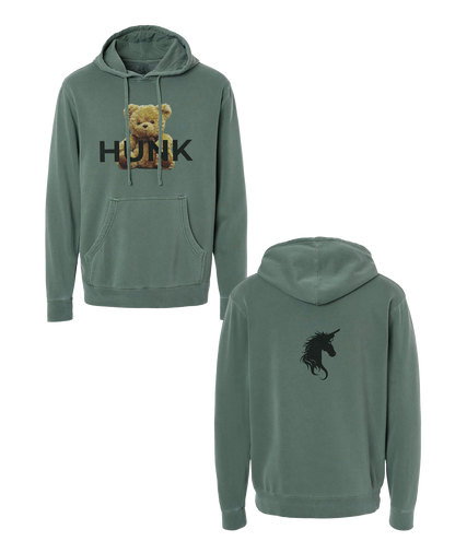 Teddy Hunk Hoodie - Glitter Noir