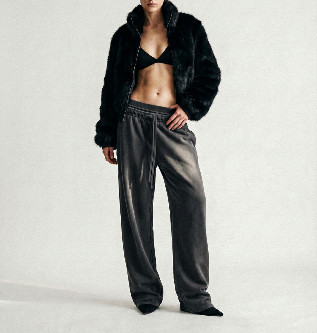 Illusion band sweats - Glitter Noir