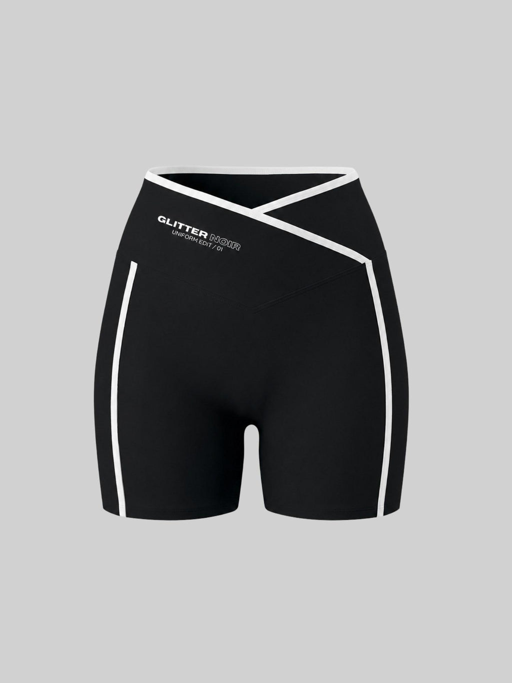 womens high waisted compressed yoga shorts