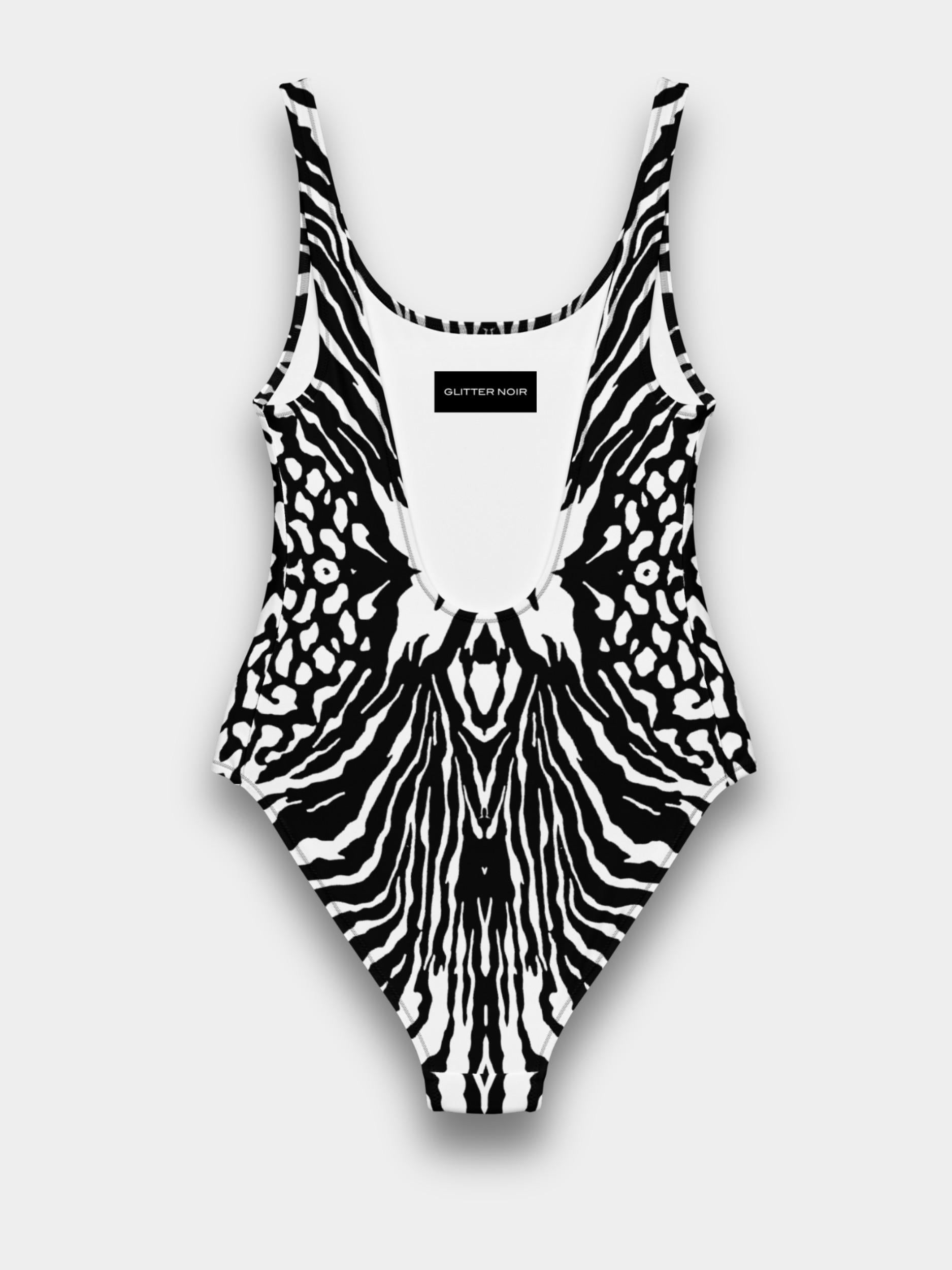 Sable One-Piece - Glitter Noir