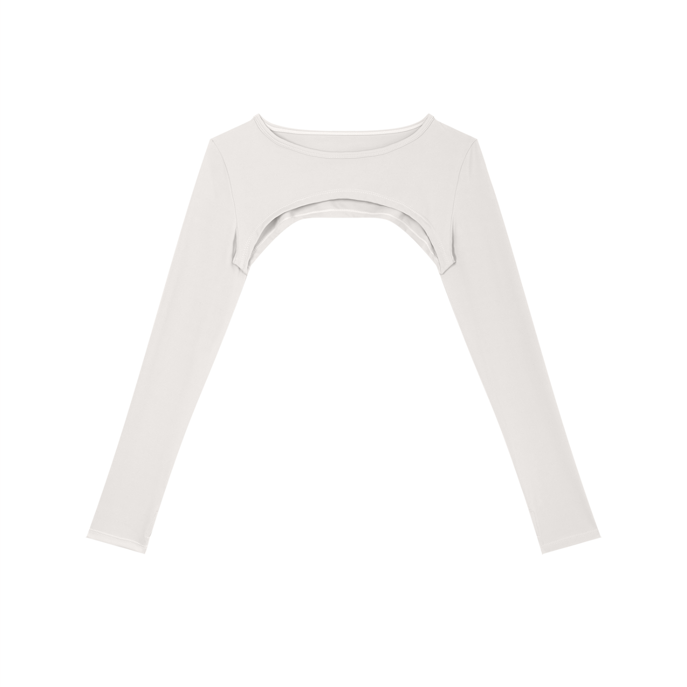 Women’s Cutout Long Sleeve Yoga Shrug - Glitter Noir
