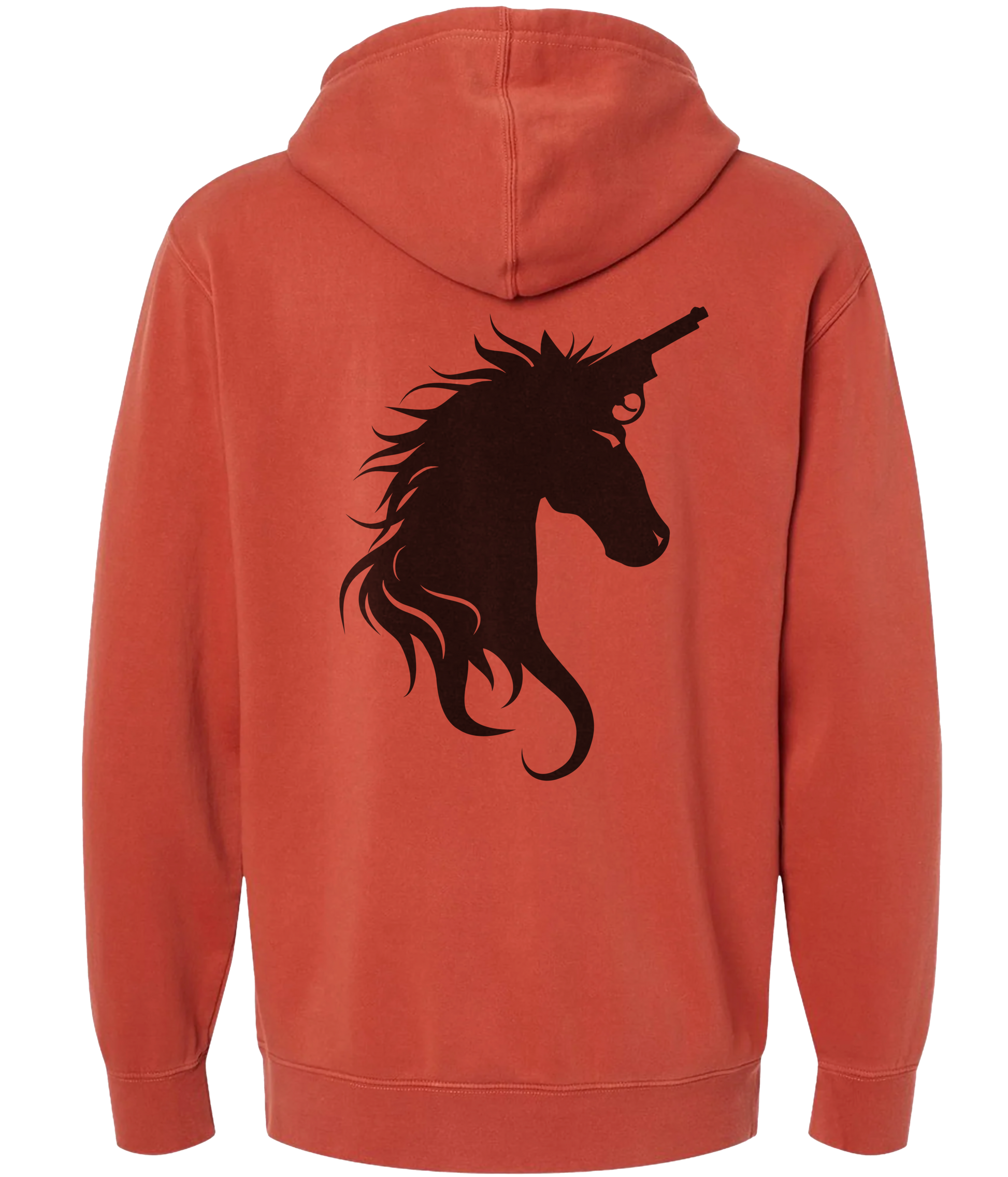 BAD Hoodie-Burning Amber - Glitter Noir