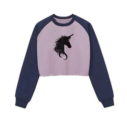 Lavender crop sweater