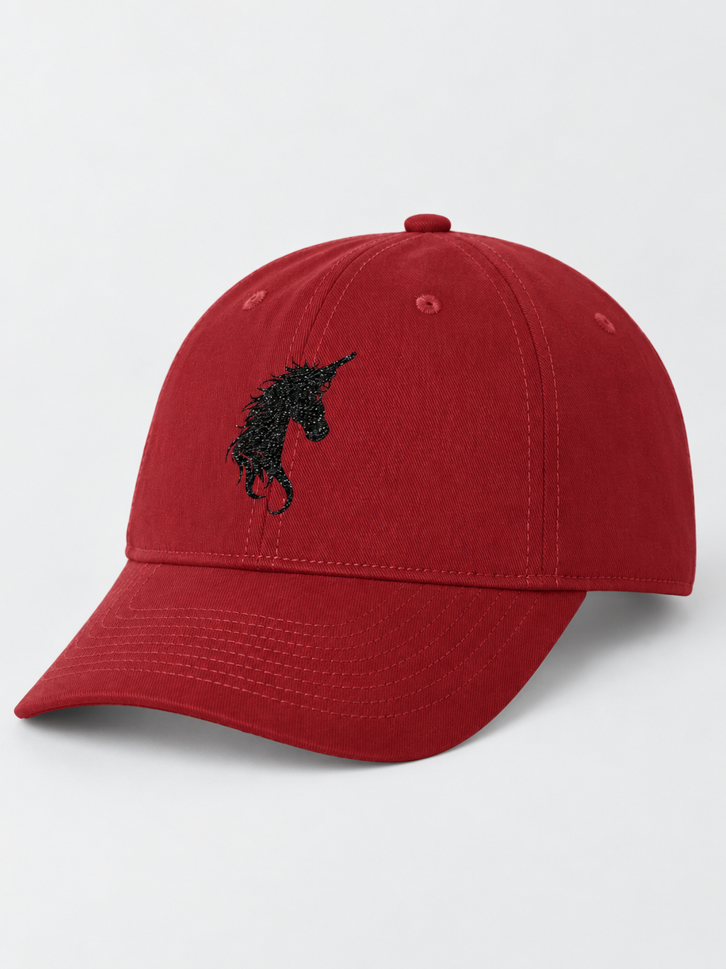 Noir Emblem Cap - Glitter Noir