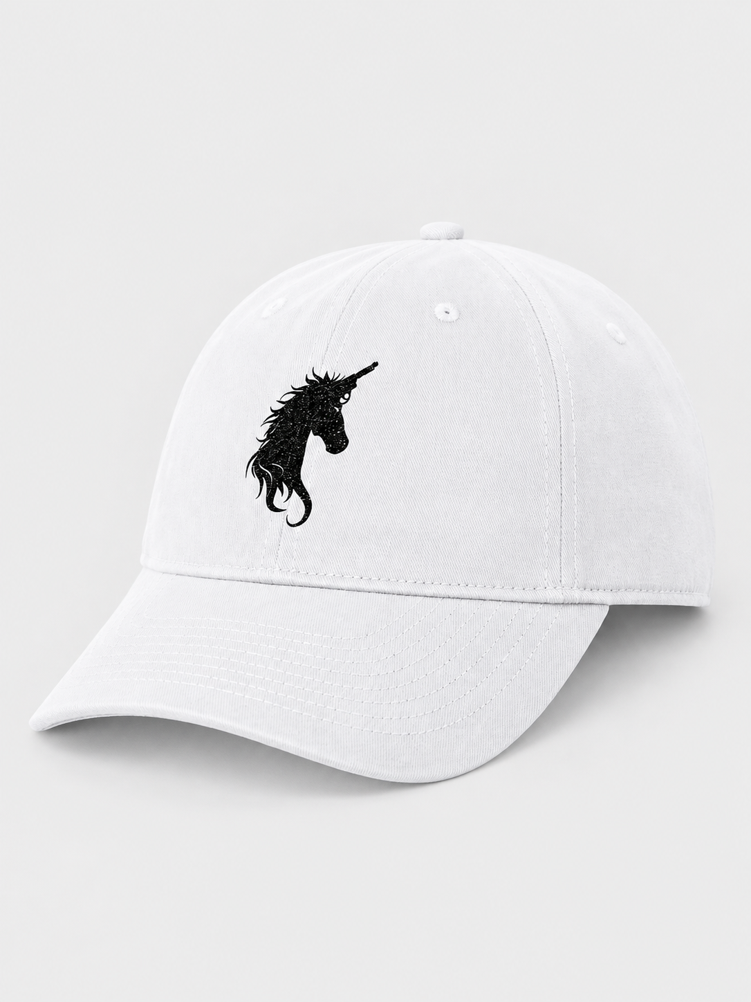 Noir Emblem Cap - Glitter Noir