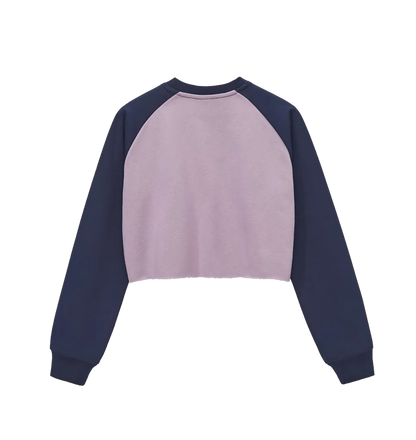 Lavender crop sweater