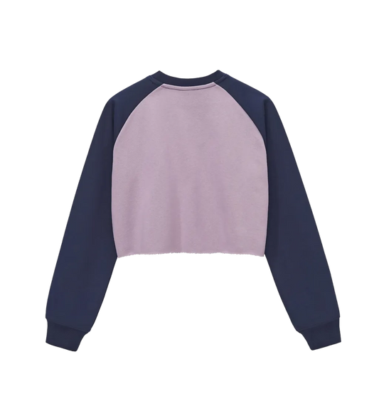 Lavender crop sweater